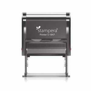 Stampera S-1847 rectangular self-inking stamp handle 18 x 47 mm