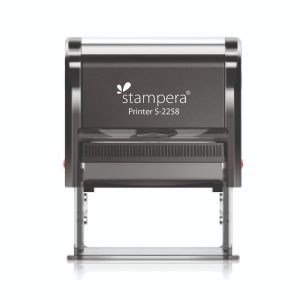 Stampera S-2258 rectangular self-inking stamp handle 22 x 58 mm