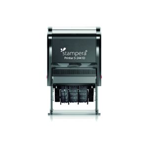 Stampera S-2441D rectangular self-inking stamp handle 24 x 41 mm