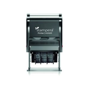 Stampera S-4242D square self-inking stamp handle 42 x 42 mm